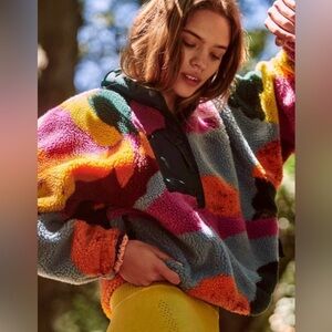 Free People Hit The Slopes pullover Fleece